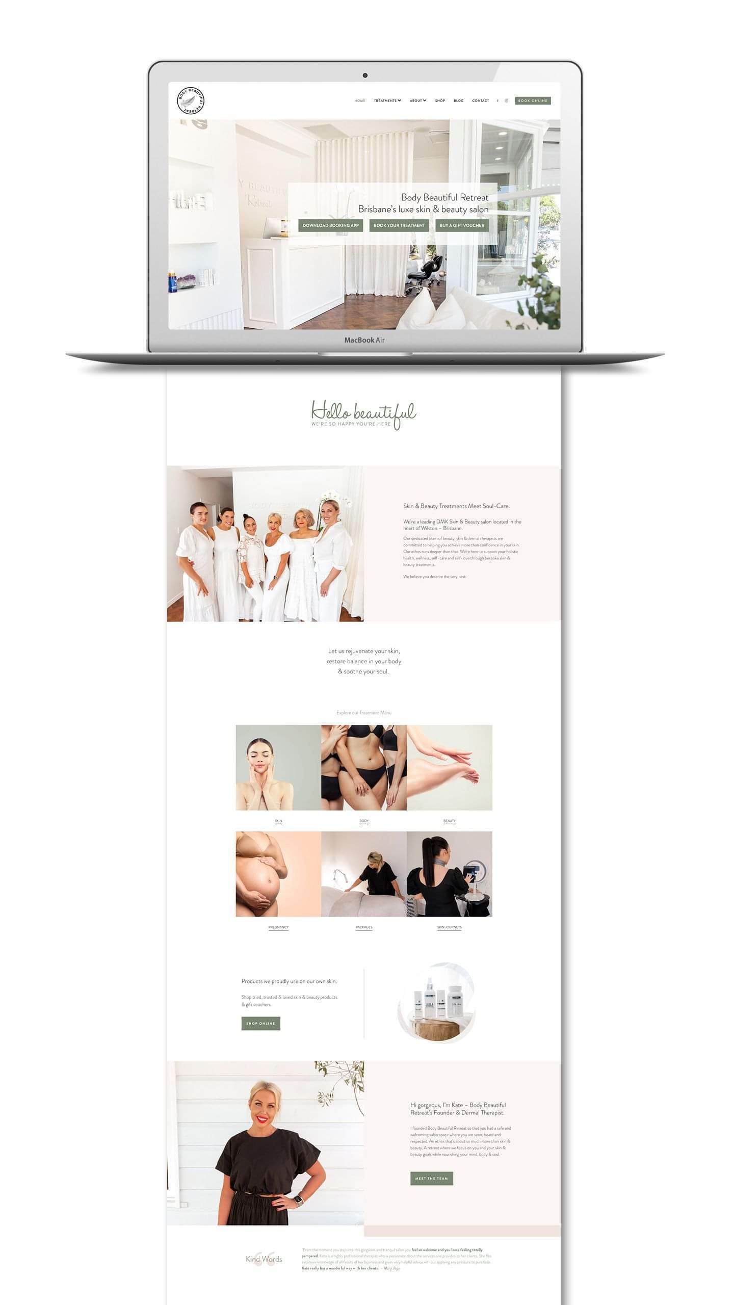 Beauty Website Design Australia