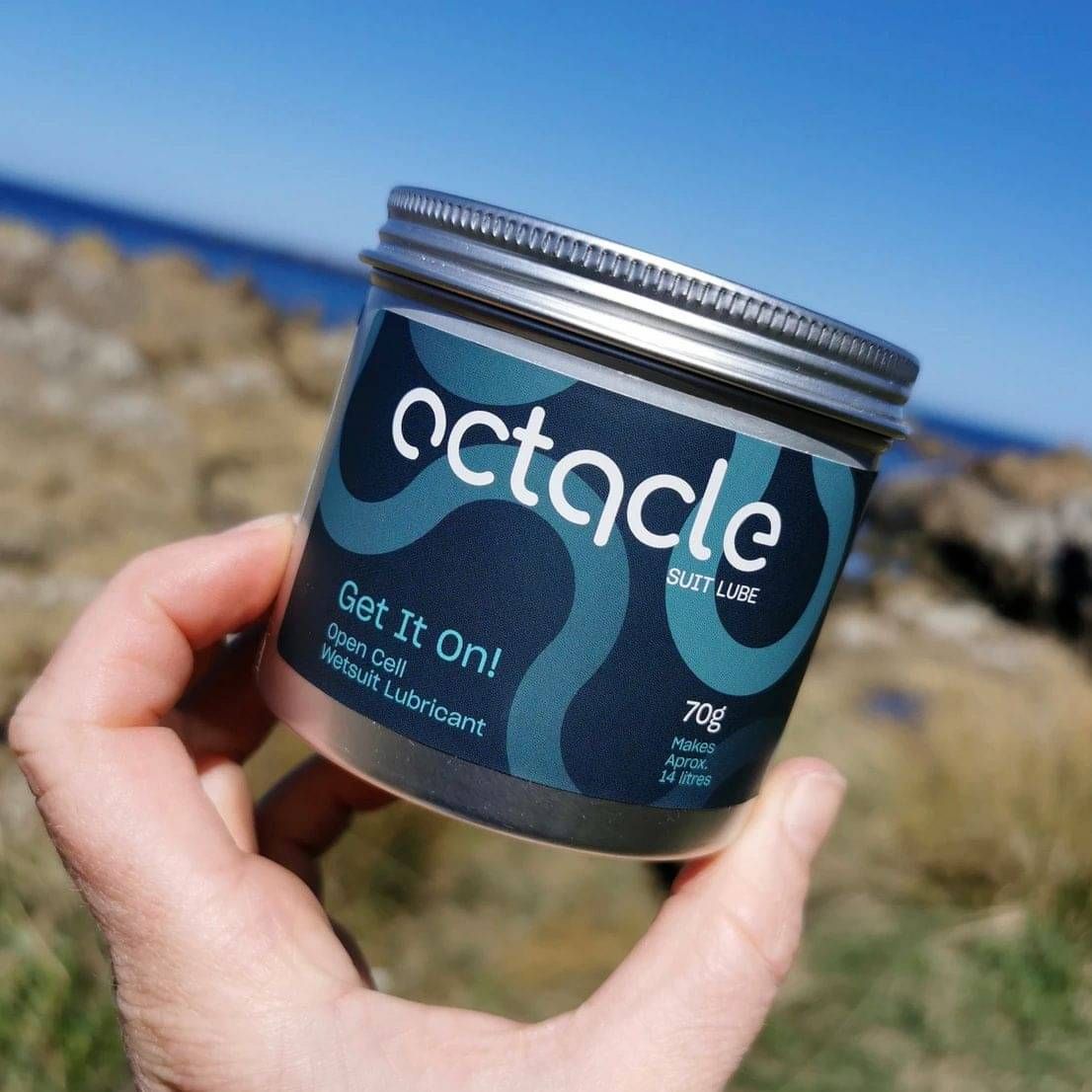 Octacle Wetsuit Lube Label Design