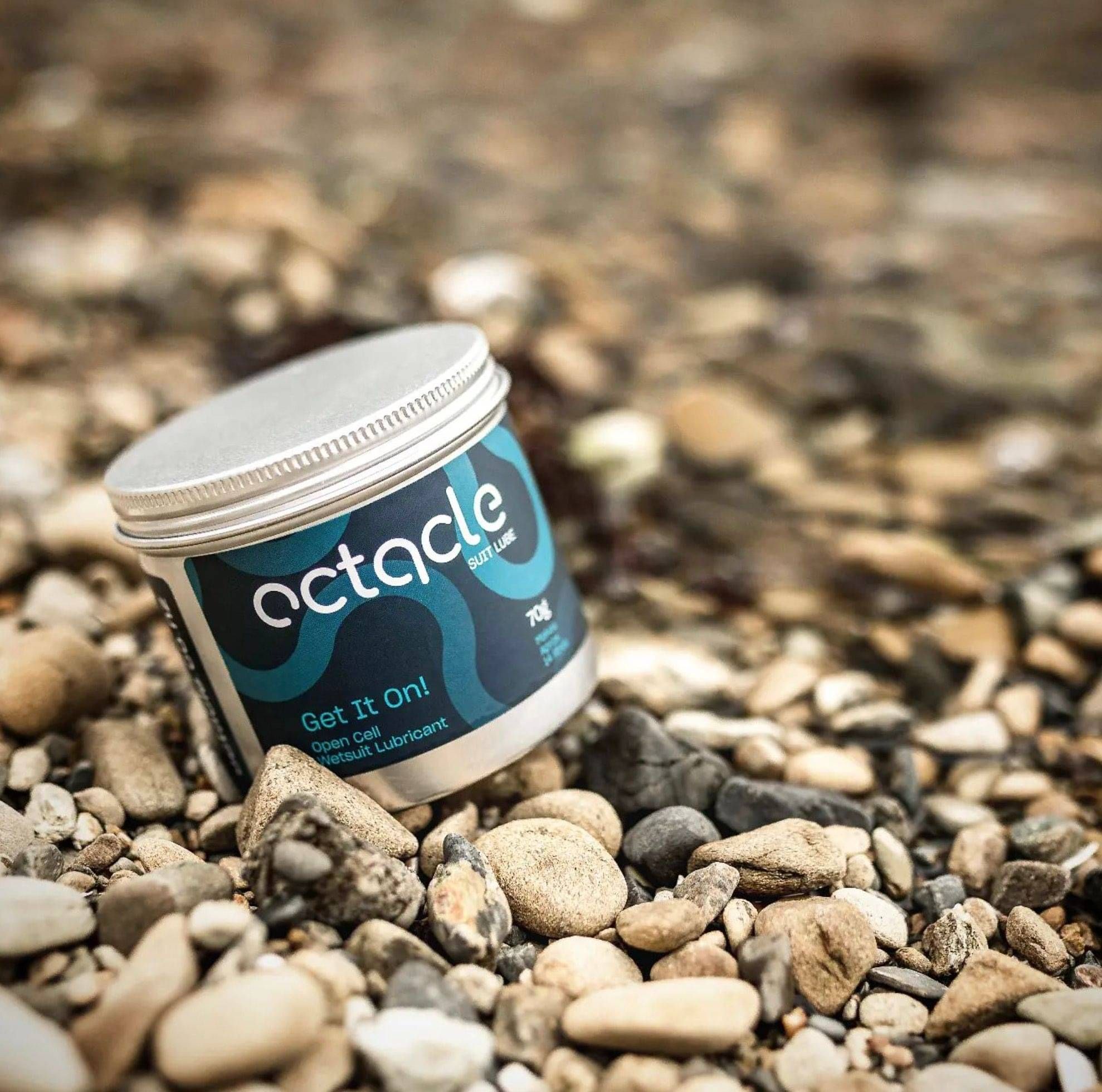 Octacle Wetsuit Lube Label Design