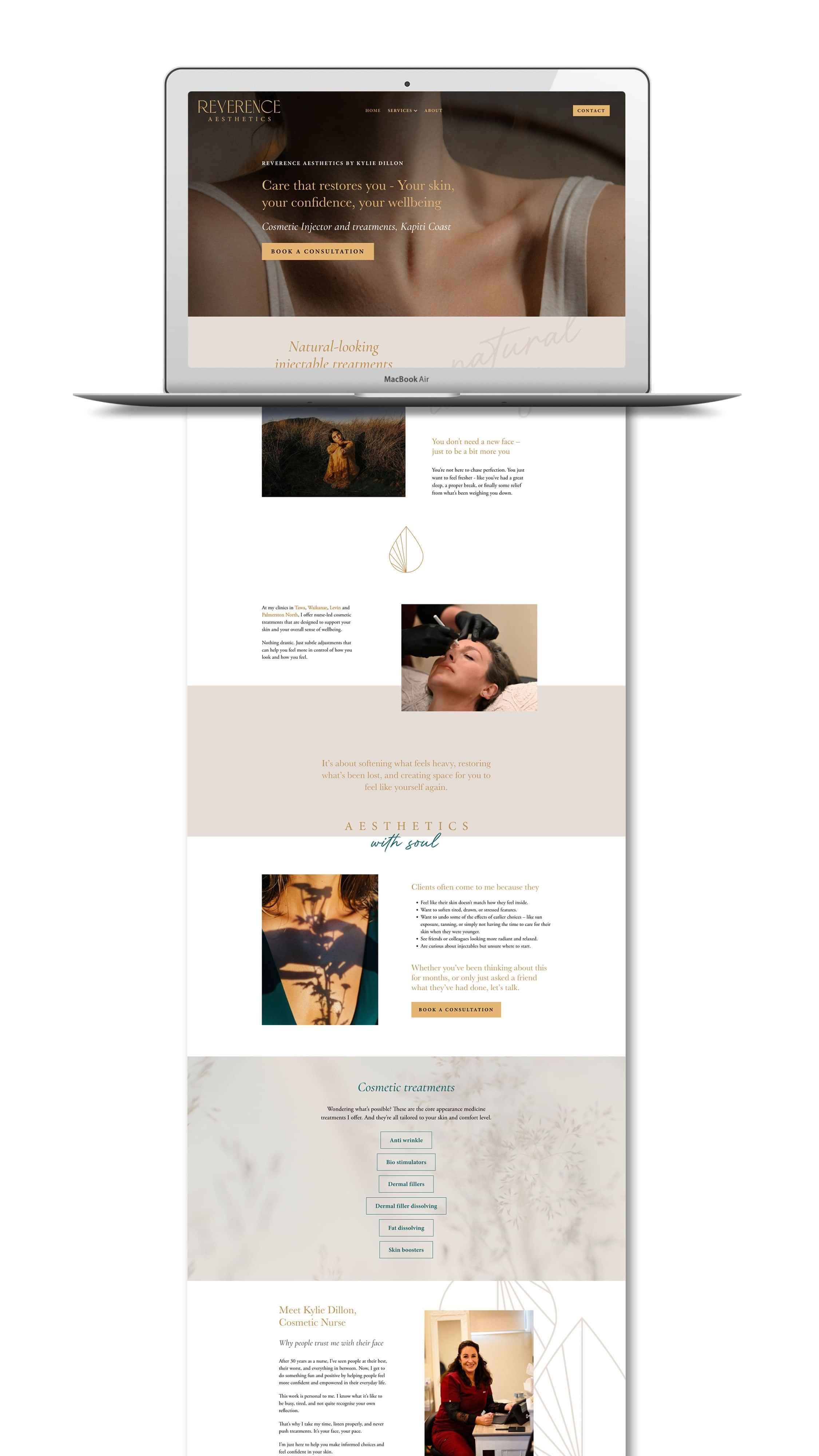 Image of Injectables website design