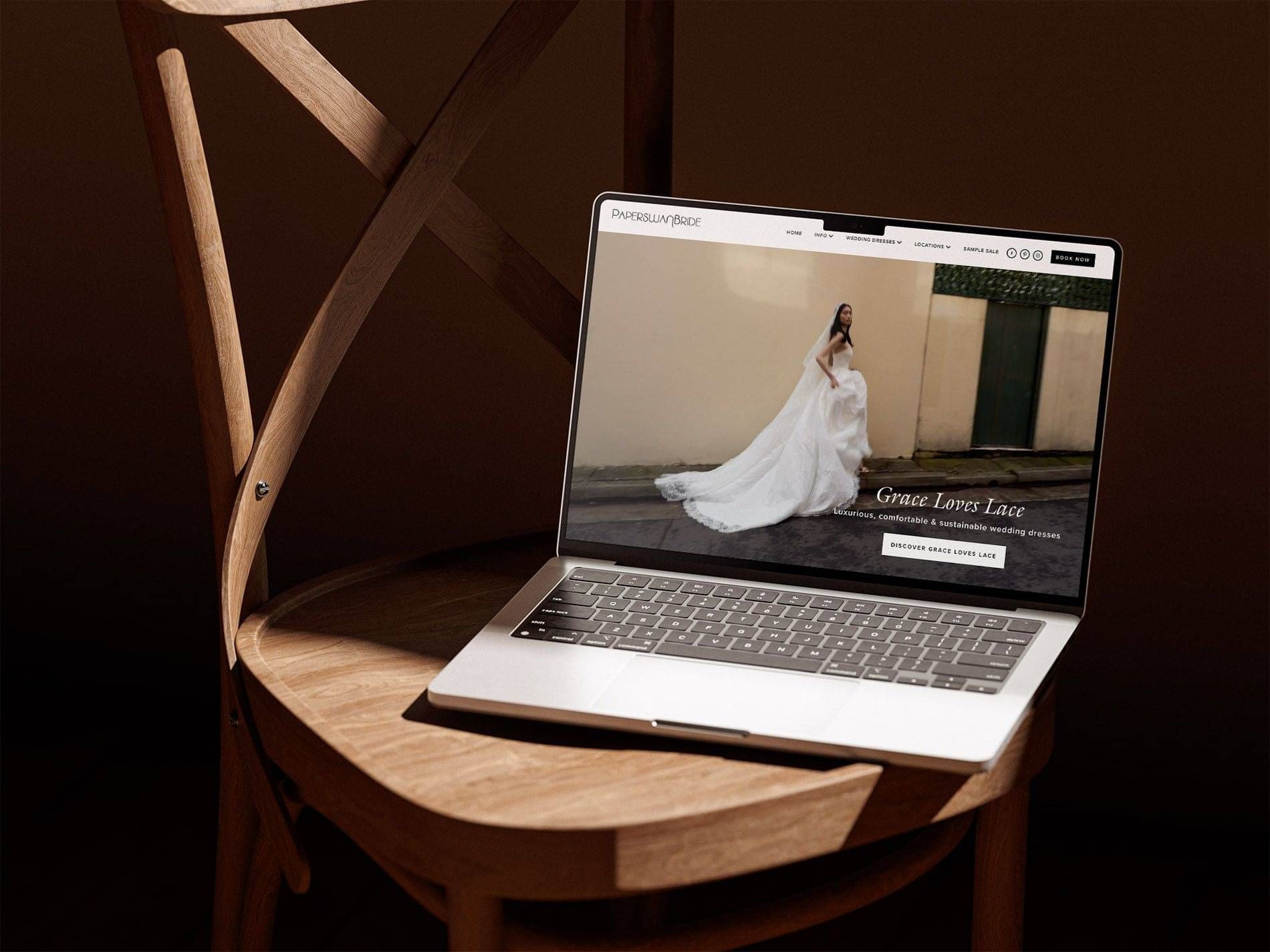 Wedding Dress Website Design New Zealand