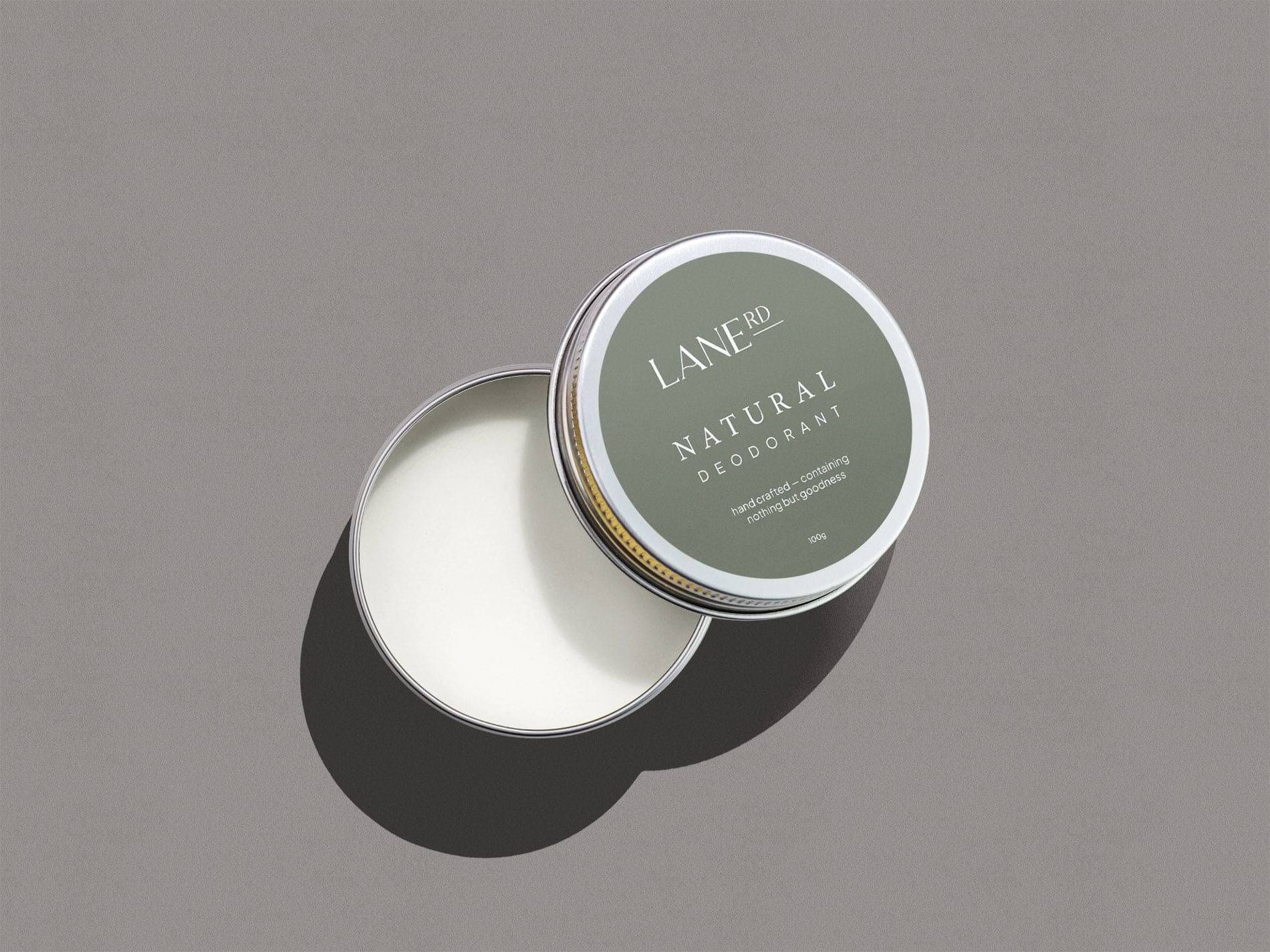 Image of Natural Deodorant Label Design for a tin