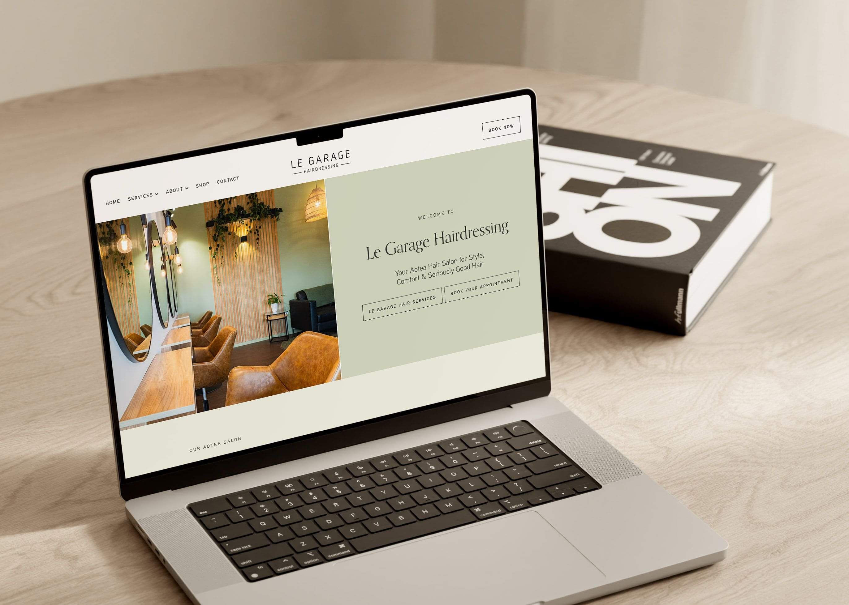 Hairdressing Website Design Wellington New Zealand