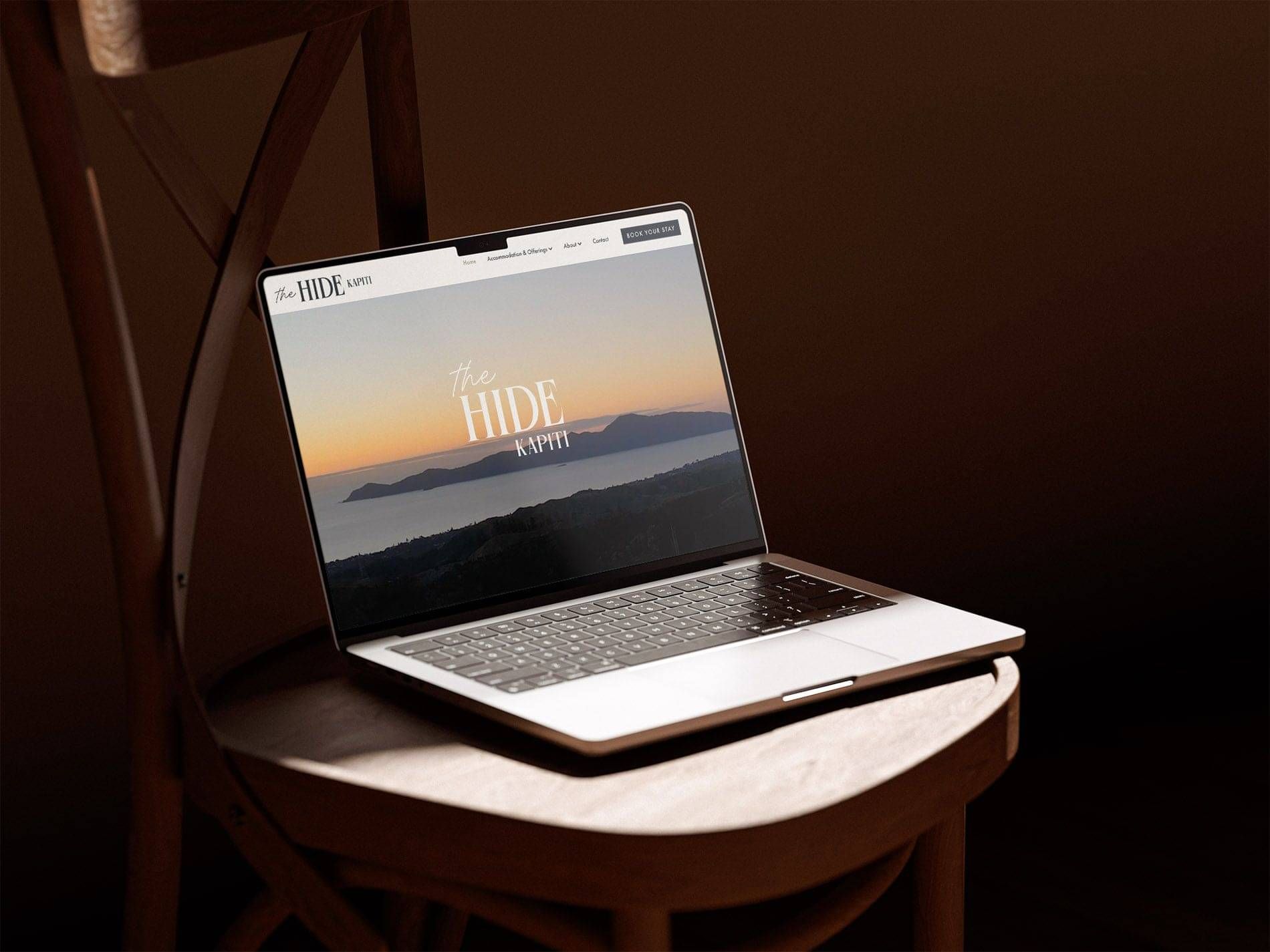 Luxury Accommodation Website Design | The Hide Kapiti