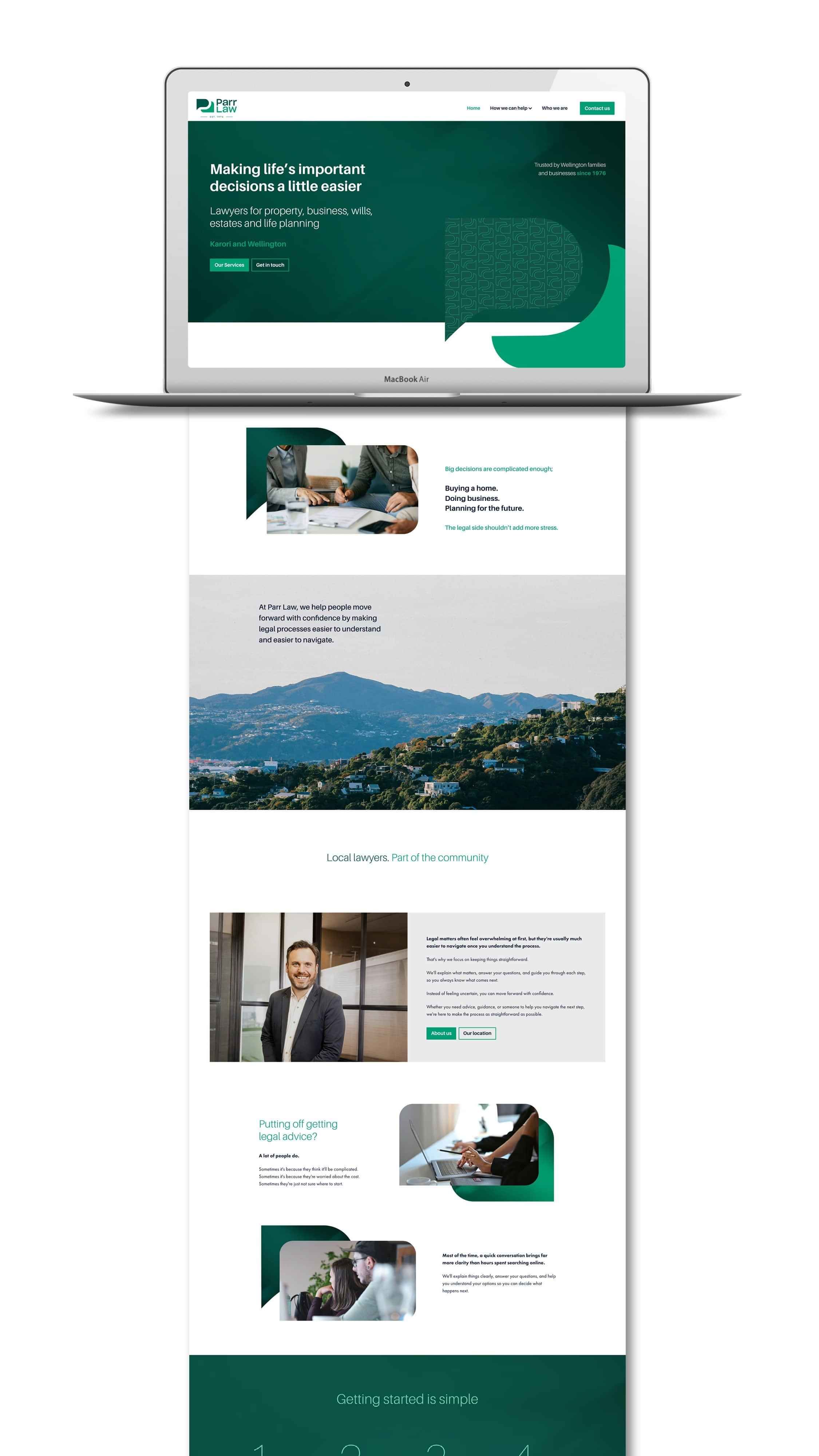 Wellington Law Firm Website Design