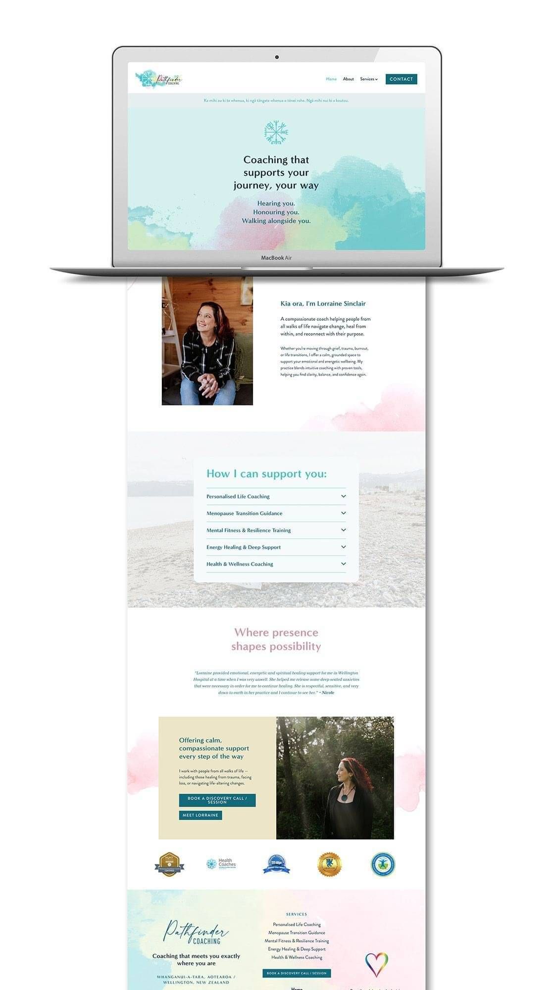 Picture of Wellness Coach Website Design Wellington