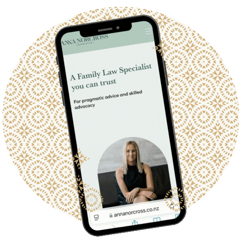 Website design for Anna Norcross, Barrister