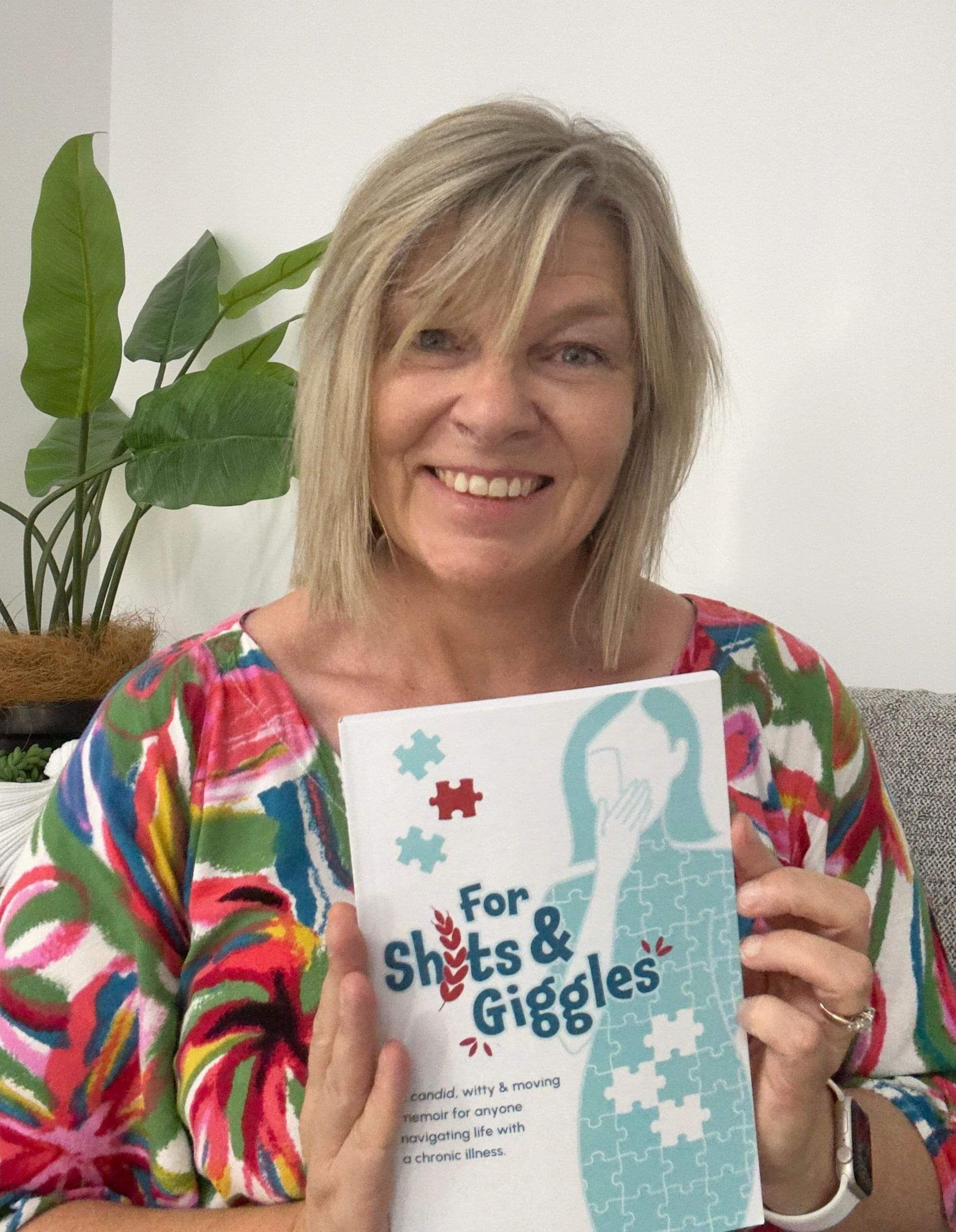 Brisbane-based author, Caroline Connolly, with her new book For Sh!ts & Giggles
