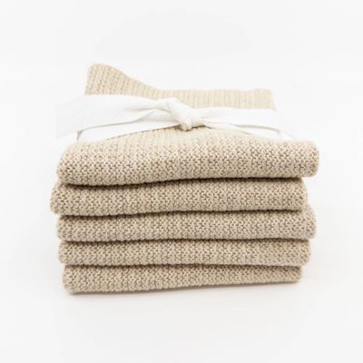 CLEARANCE Cloths 5pk - Natural Linen Cotton Blend