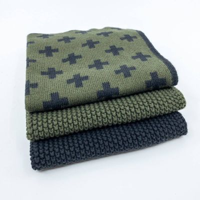 Dish Cloths Lite Mixed 3pk - Milford|Olive|PSeed]