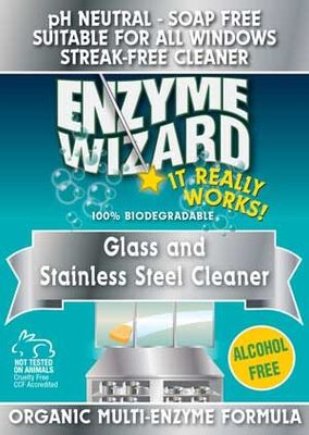 Enzyme Wizard - Glass &amp; Stainless Steel 1 LTR
