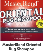 STICKER  - Masterblend Oriental Rug Shampoo
