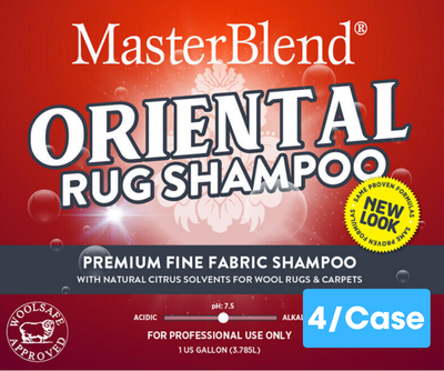 Oriental Rug Shampoo 4/CASE of 1 Gallon Jugs (14.96L Total)
