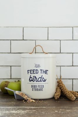 Burgon &amp; Ball - Feed the Birds Food Tin - Stone