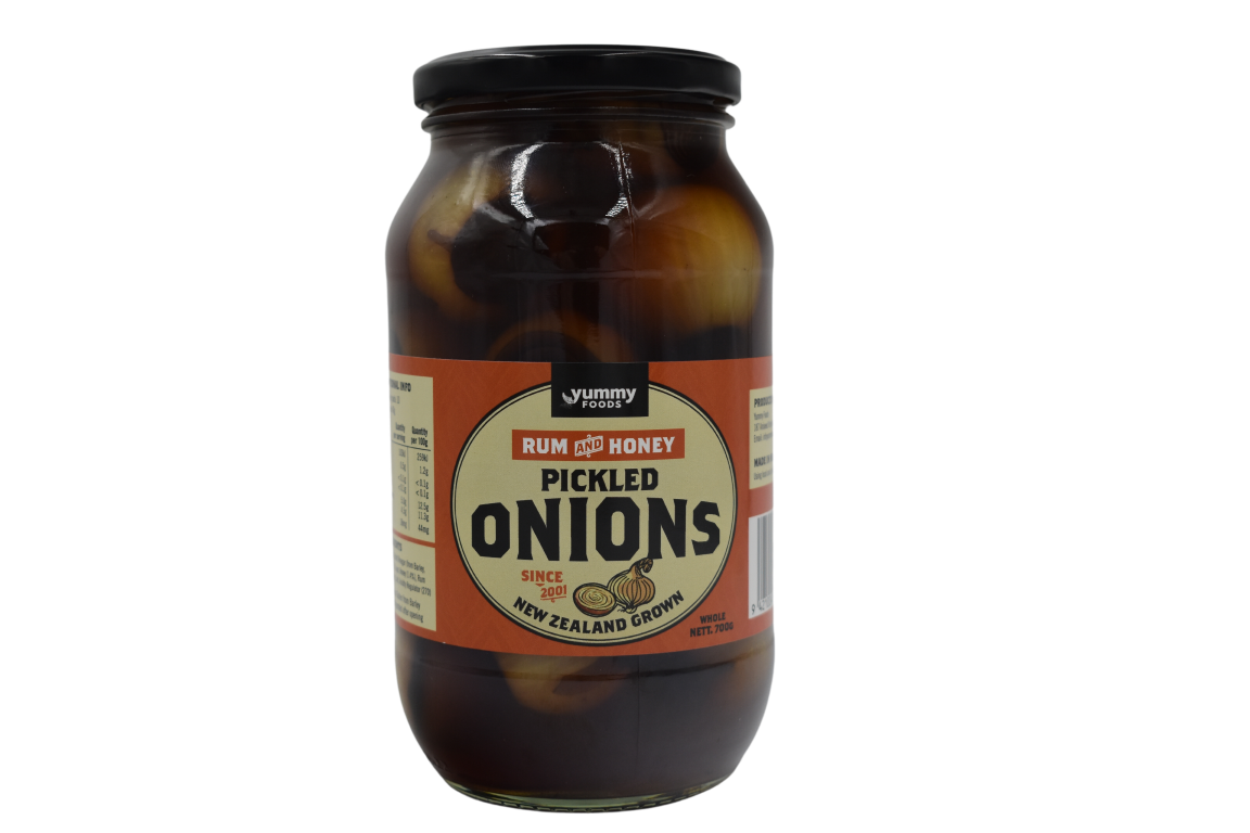 Pickled Onions in Rum &amp; Honey - Whole 400g