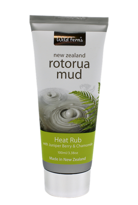 Rotorua Mud Heat Rub with Juniper Berry and Chamomile 100ml