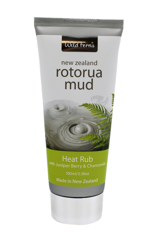 Rotorua Mud Heat Rub with Juniper Berry and Chamomile 100ml