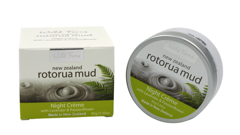 Rotorua Mud Night Cr&egrave;me with Lavender &amp; Passionflower 95g