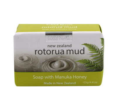 Rotorua Mud Soap with Mānuka Honey 125g