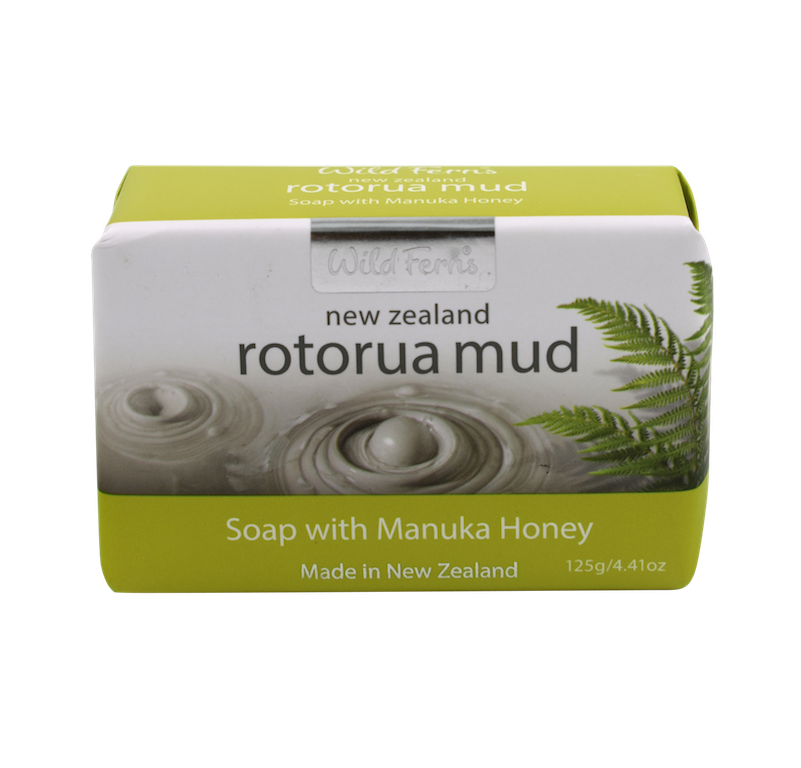 Rotorua Mud Soap with Mānuka Honey 125g