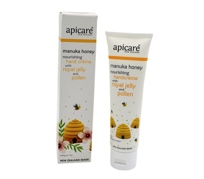 Apicare Manuka Honey Nourishing Hand Creme with Royal Jelly and Pollen 90g