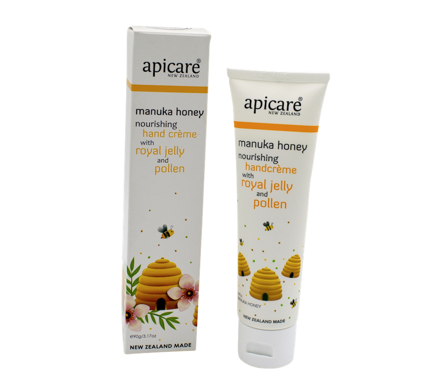 Apicare Manuka Honey Nourishing Hand Creme with Royal Jelly and Pollen 90g