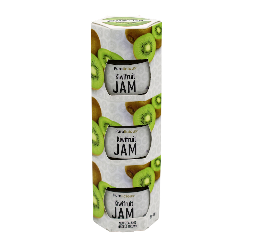 Purelicious Kiwifruit Jam 40g - Triple Pack