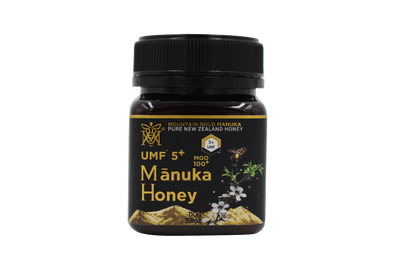 Mountain Gold Mānuka Honey UMF5+ / MGO 100+ 110g