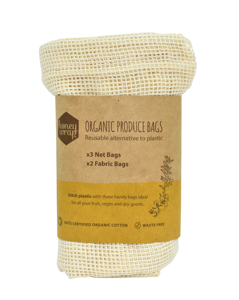 Honeywrap 5 Pack Organic Produce &amp; Bulk Bin Bags