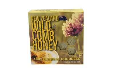 NZ Wild Comb Honey Wooden Box