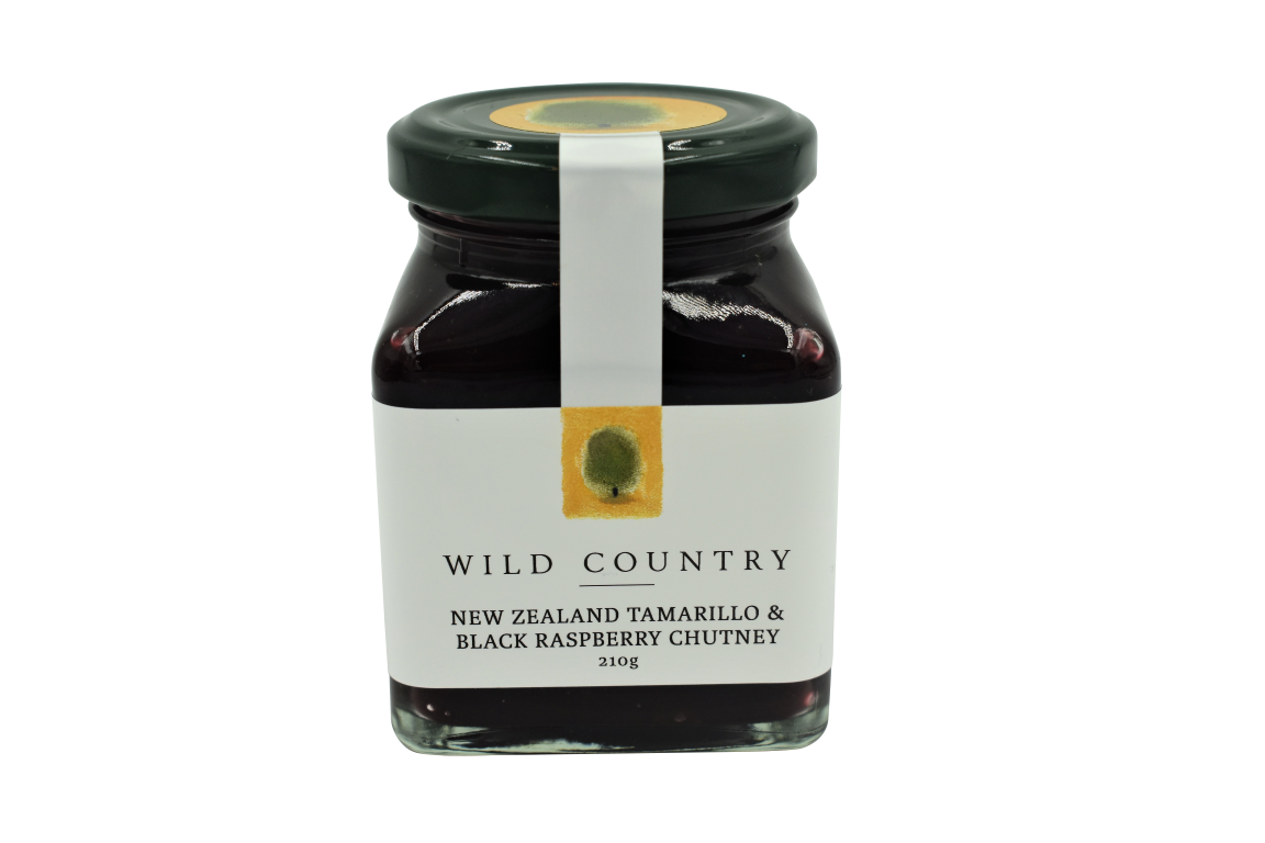 Wild Country NZ Tamarillo &amp; Black Raspberry Chutney