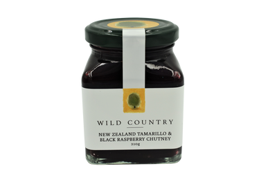 Wild Country NZ Tamarillo &amp; Black Raspberry Chutney