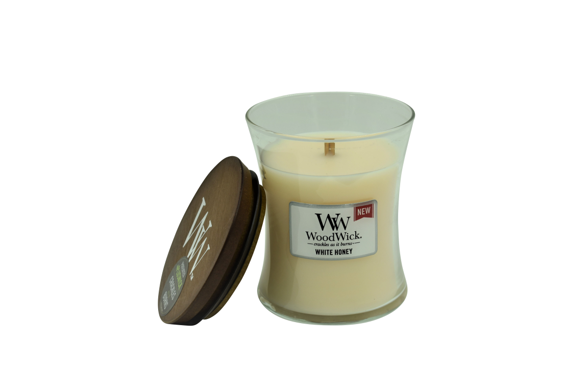 WoodWick White Honey Candle - Medium