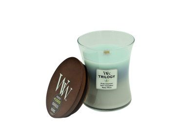 WoodWick Woven Comforts Trilogy Candle - Medium