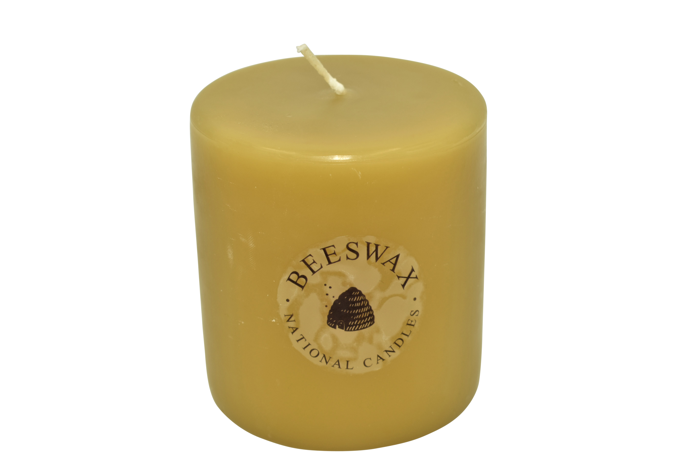 Beeswax Candle, 95mm x 100mm
