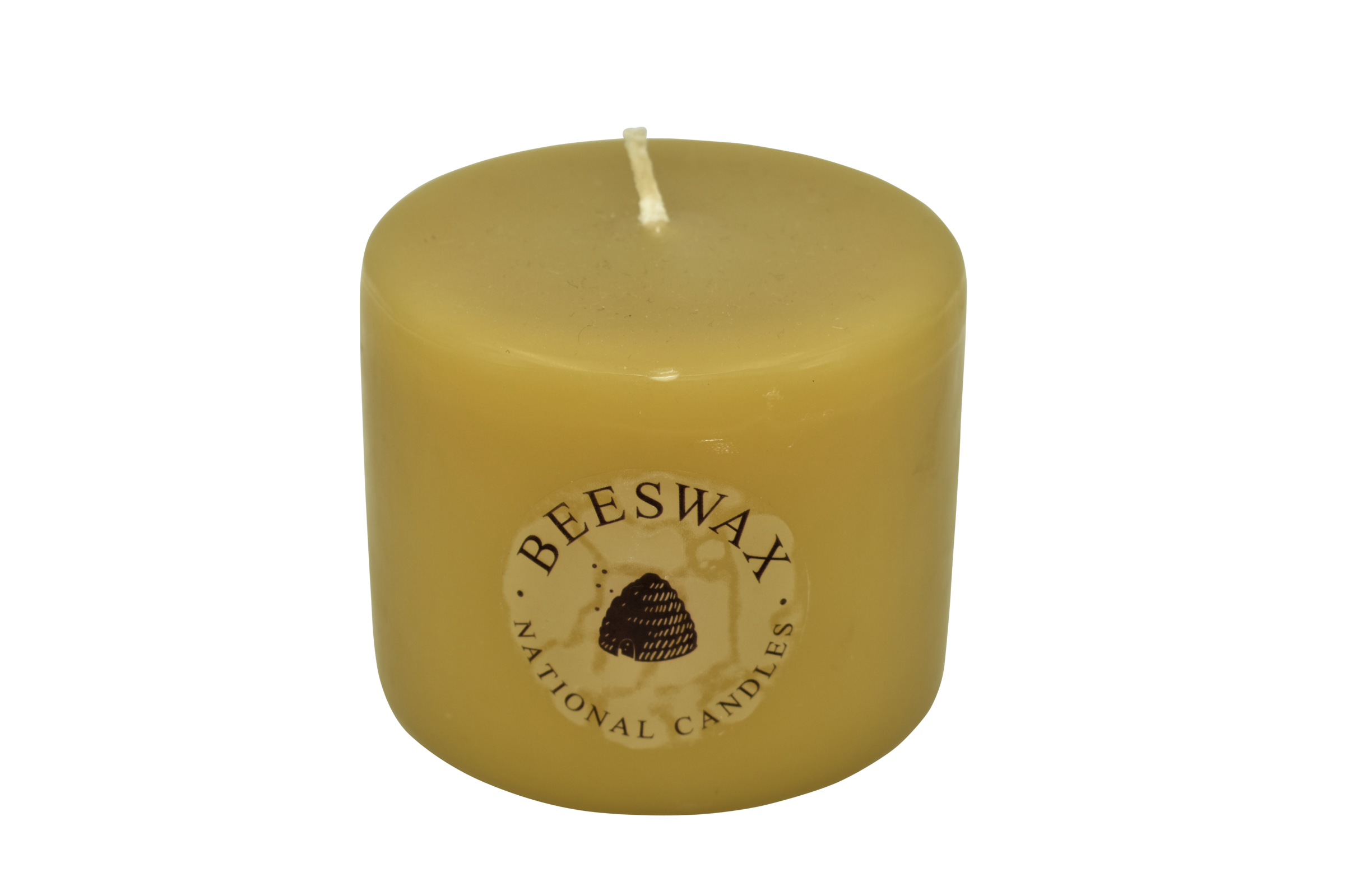 Beeswax Candle, 95mm x 75mm