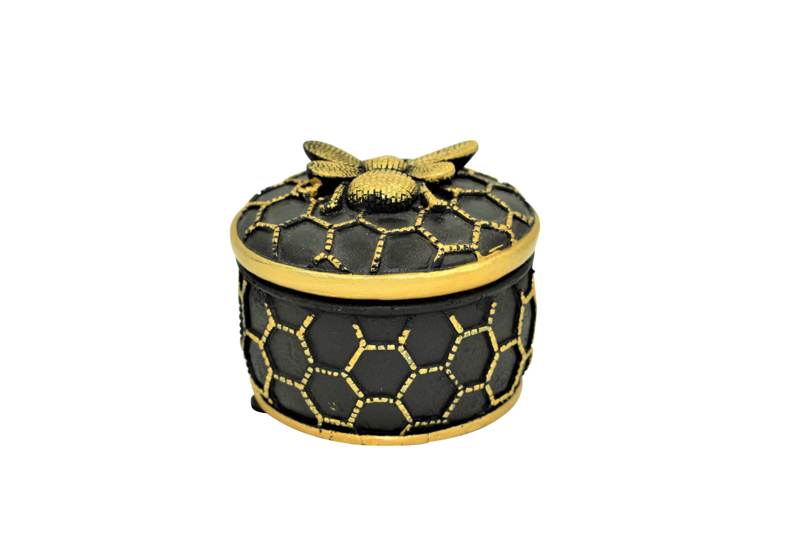 Bee on Honeycomb Box