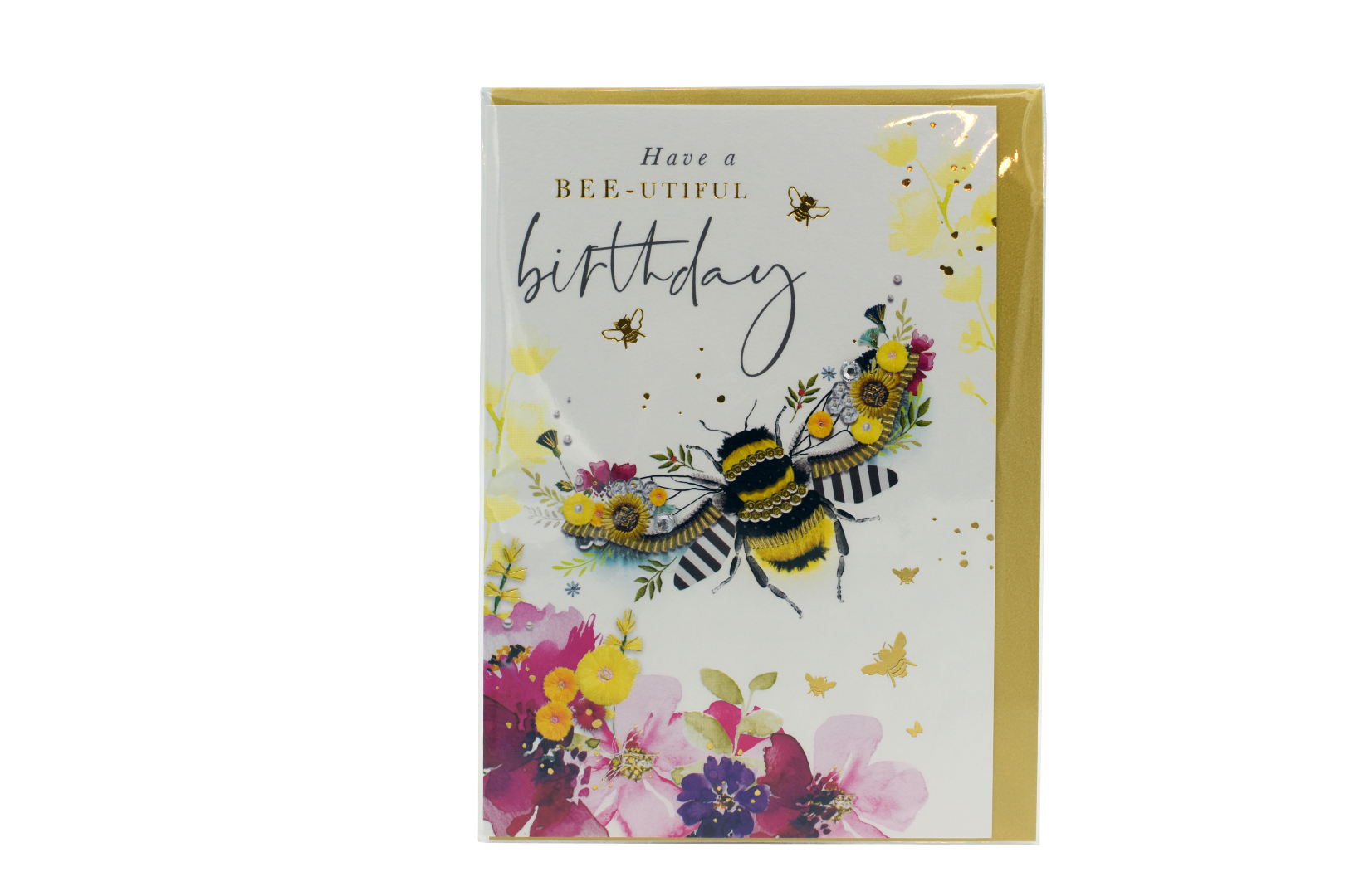 Azalea Bday  Bee Card