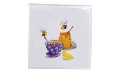 Tea and Honey Purple Card