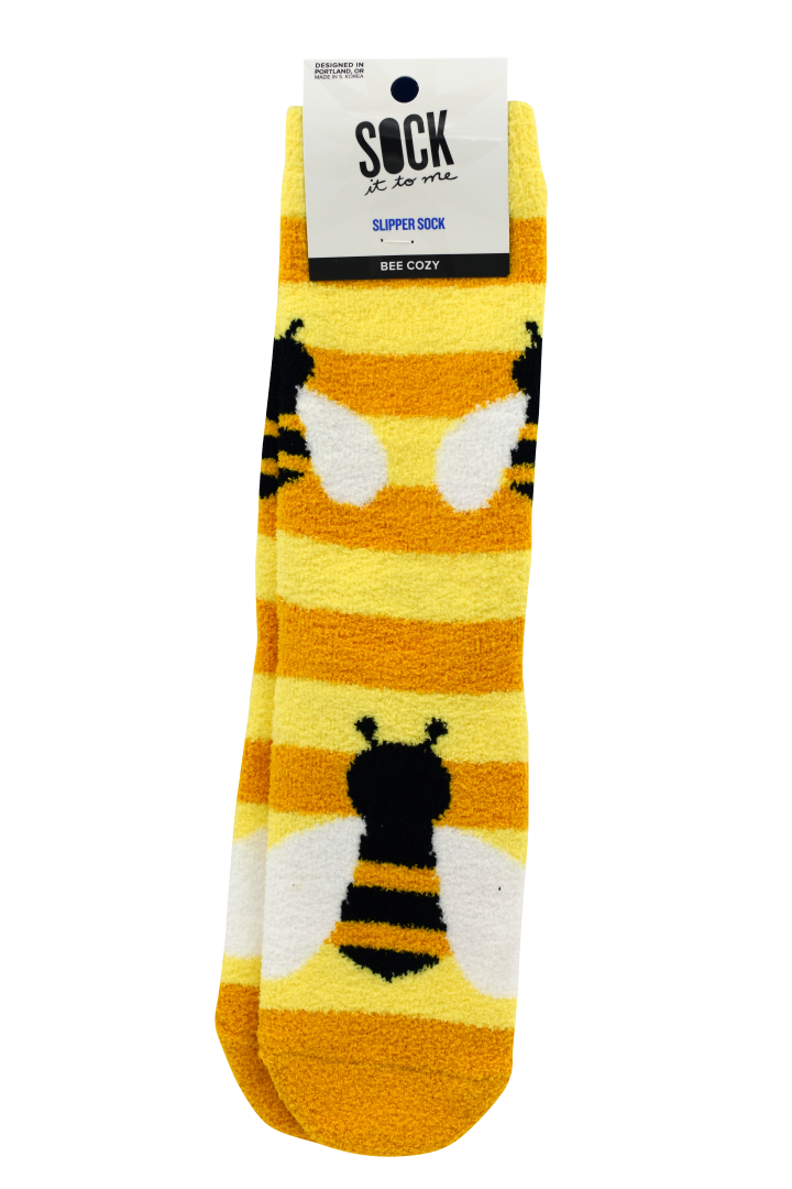 Bee Slipper Sock