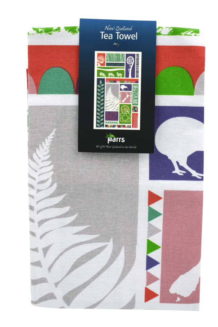 Tea Towel Fern &amp; Tiki