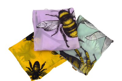 Recycled Foldable Shopper - Bees