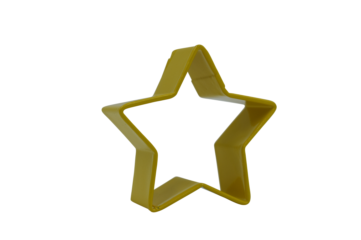 Star Cookie Cutter 7cm - Yellow