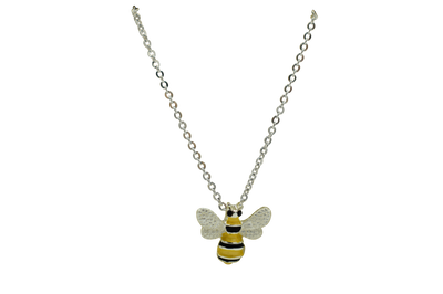 Silver Bee Pendant Boxed