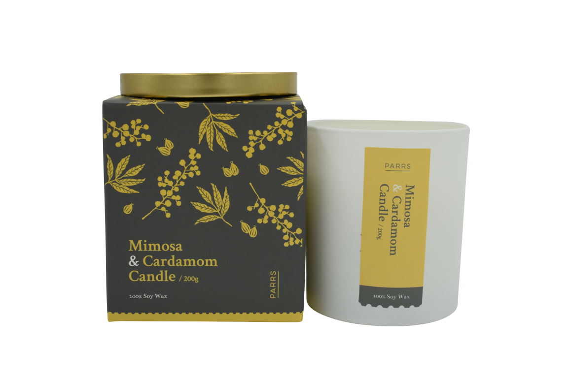 Mimosa &amp; Cardamom Candle 200g
