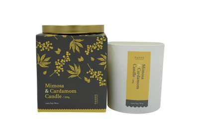 Mimosa &amp; Cardamom Candle 200g