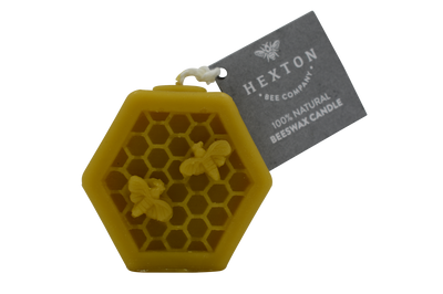 Hexagon Bee Votive Candle - 55 x 60mm