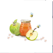Apples and Honey Card