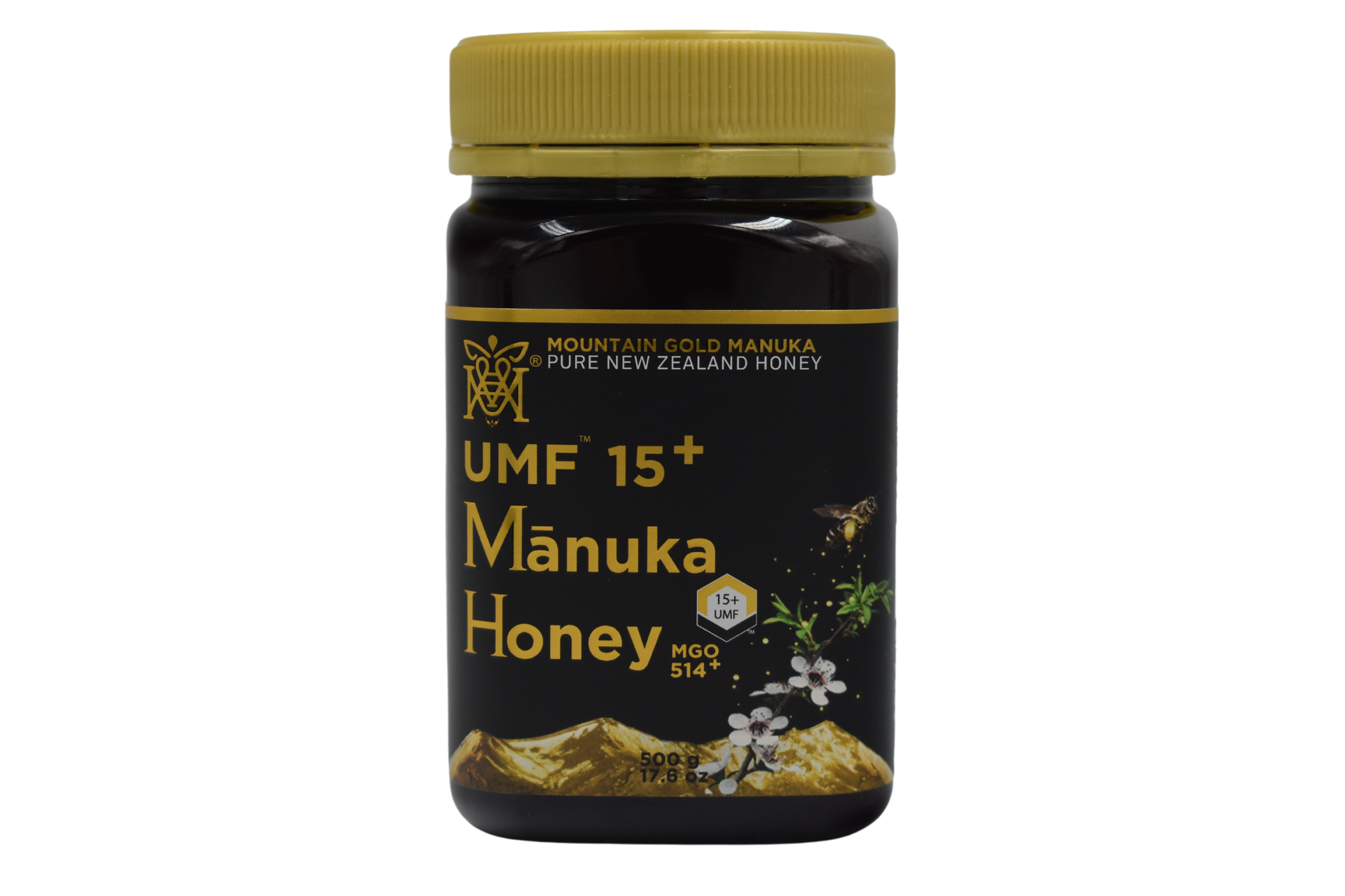 Mountain Gold Manuka Honey UMF15+ / MGO 514 500g