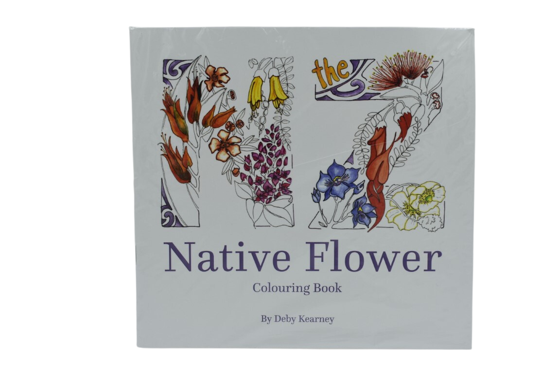 NZ Native Flower Colouring Book